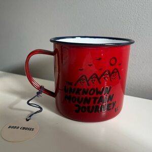 Bobo Choses “Unknown Mountain Journey” Metal Enamel Mug NWT!
